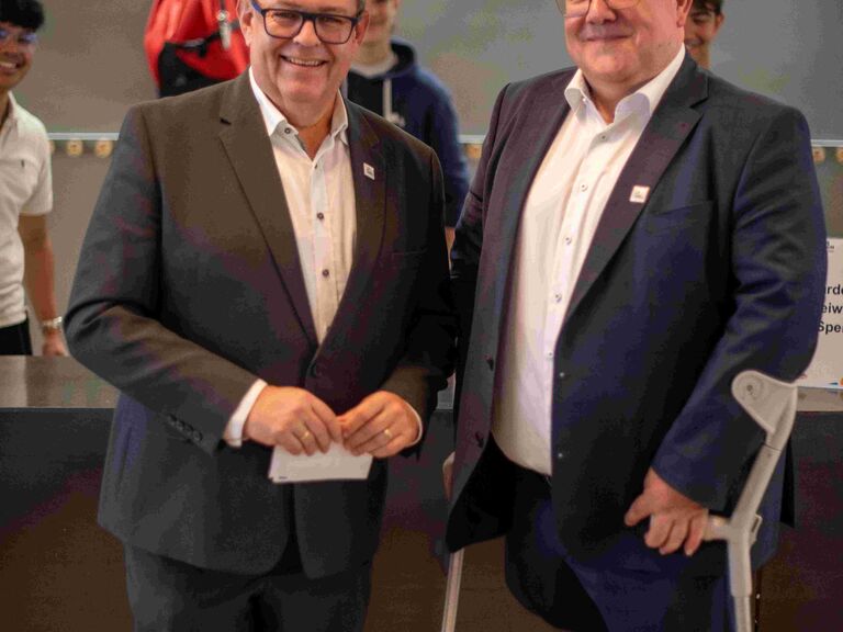 GF M ichael Leitner und LO Wolfgang Neuhuber