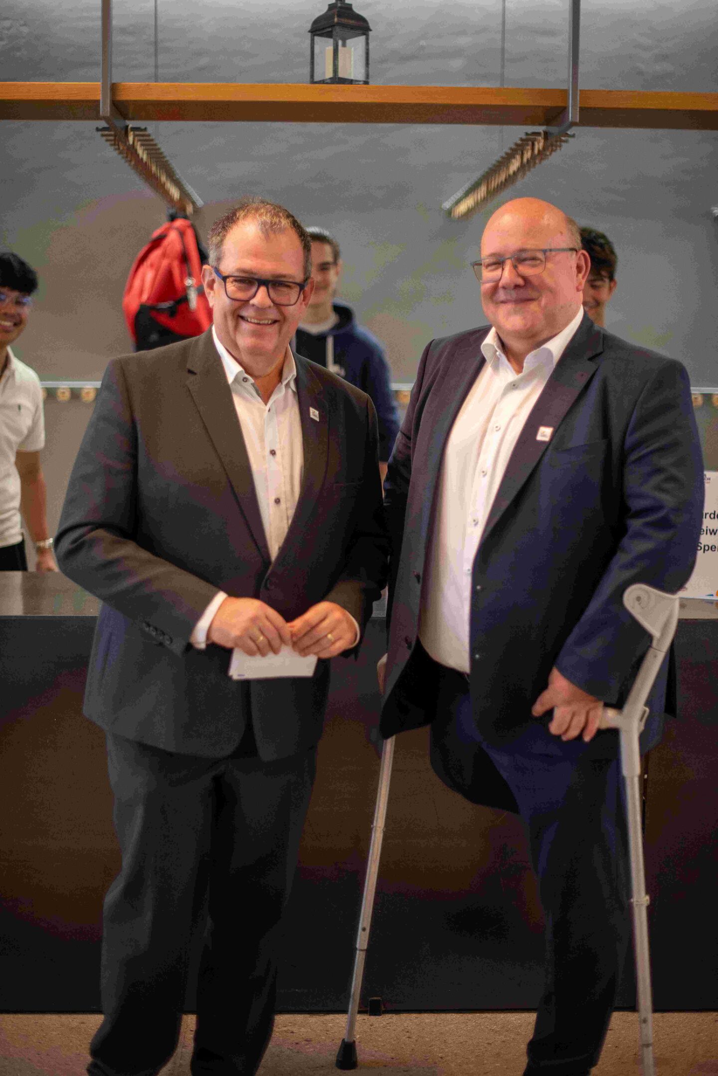 GF M ichael Leitner und LO Wolfgang Neuhuber