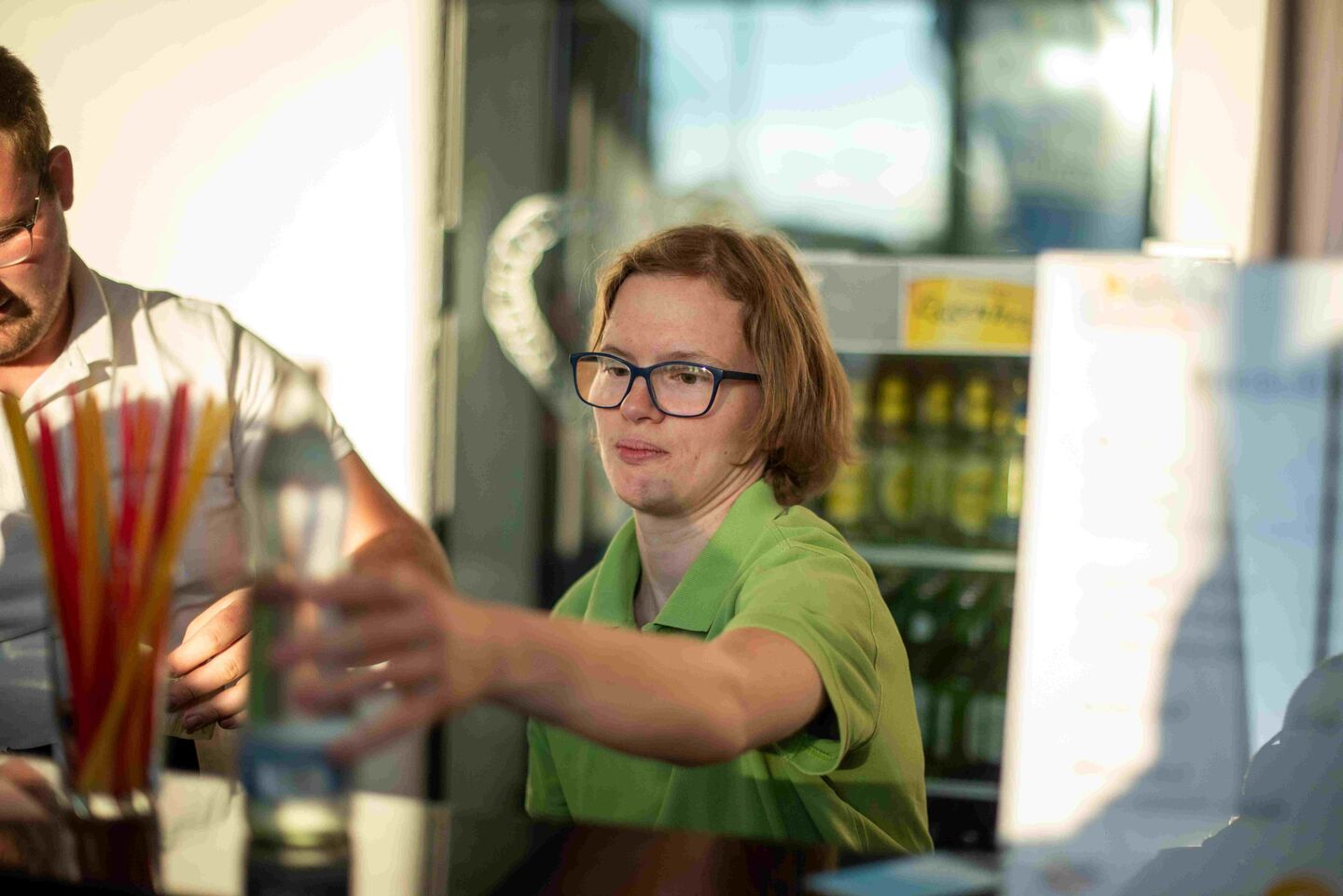 Gastro-Team an der Bar