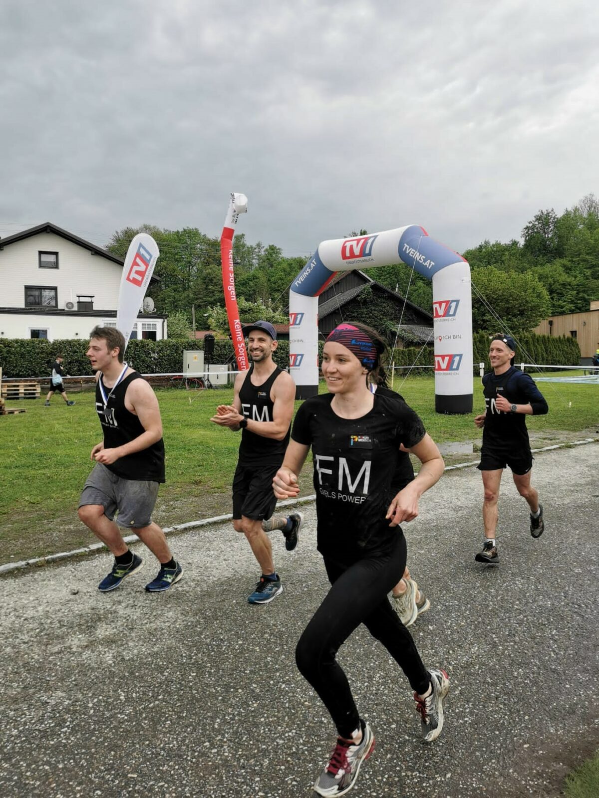 Fokus Mensch Team läuft sich warm
