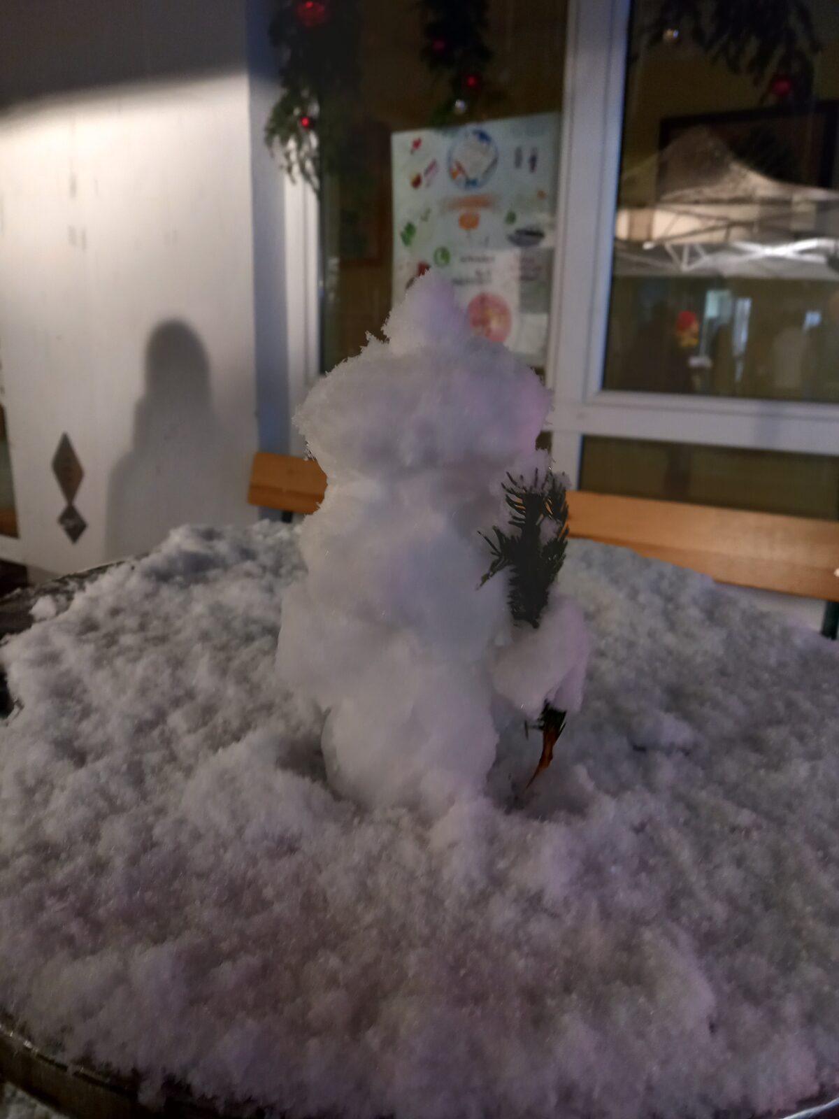 kleiner Schneemann