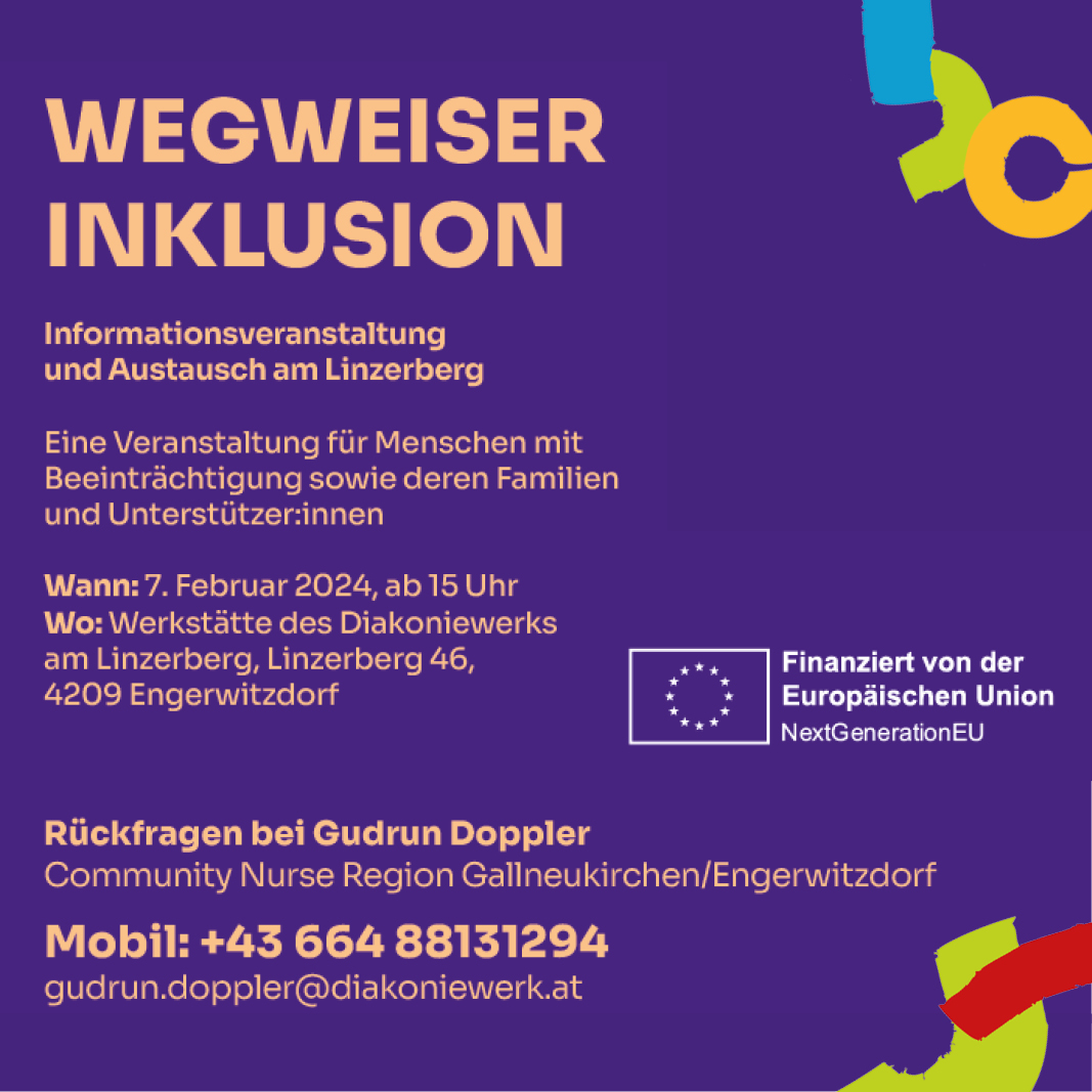 Folder mit Kontaktangaben